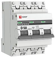 Выключатель автоматический EKF PROxima ВА47-63 3п 50А D 6кА фото Выключатель автоматический EKF PROxima ВА47-63 3п 50А D 6кА картинка